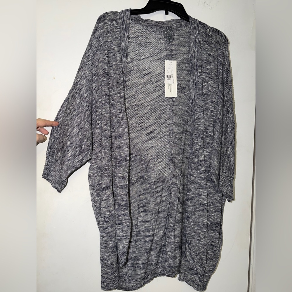 New York & Company Gray Women's Cardigan Sweater